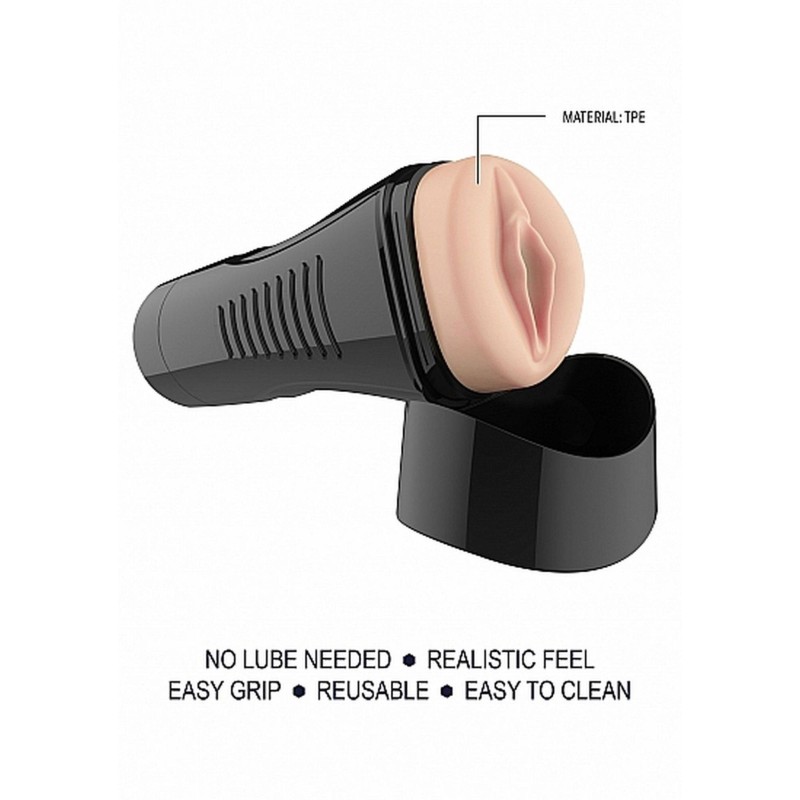 Self Lubrication Easy Grip Masturbator XL Vaginal - Flesh